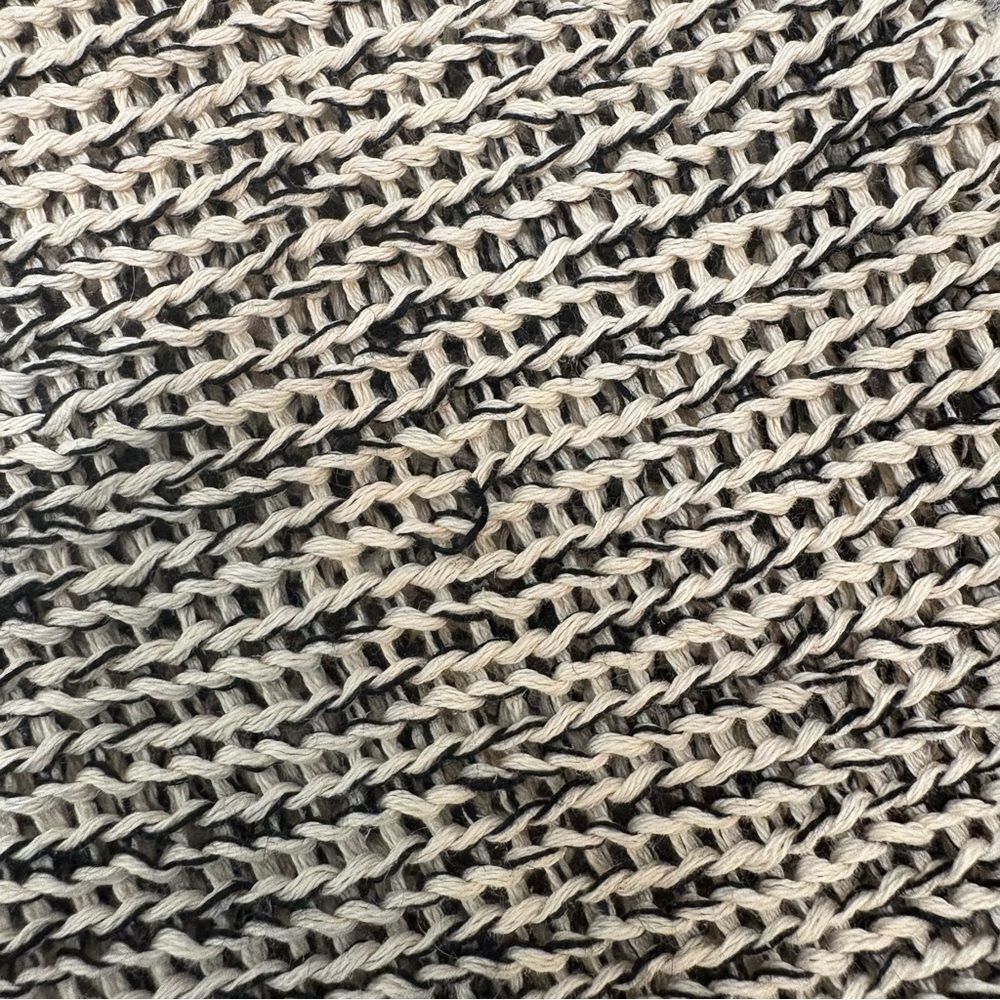 Eileen Fisher Open Knit Marled Organic Cotton Organic Linen Sweater Size M - Picture 10 of 12